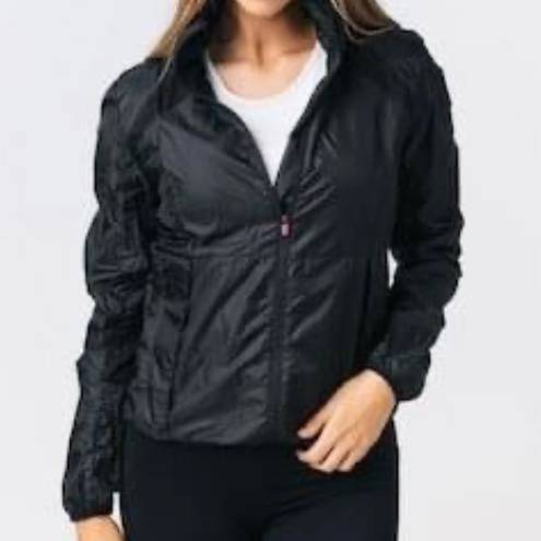 Zyia Active Black Trainer Windbreaker Jacket