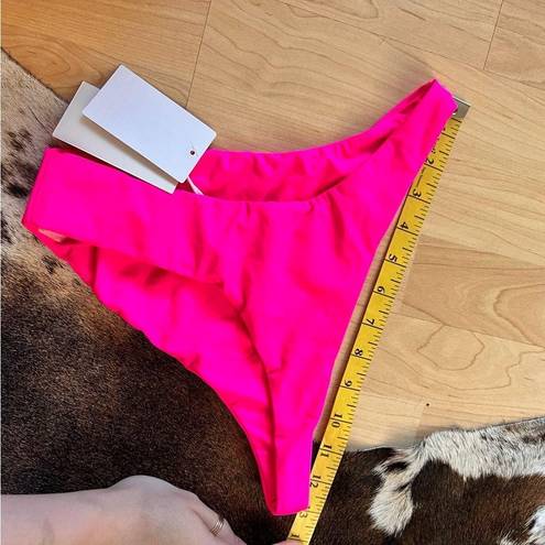 Good American NWT Neon Hot Pink Better Band bikini Two Piece Size Small