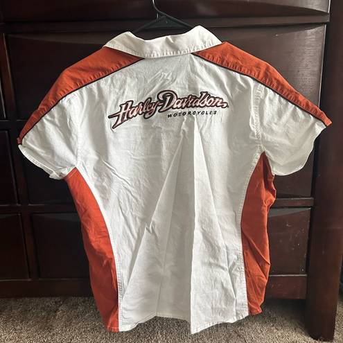 Harley Davidson button down shirt