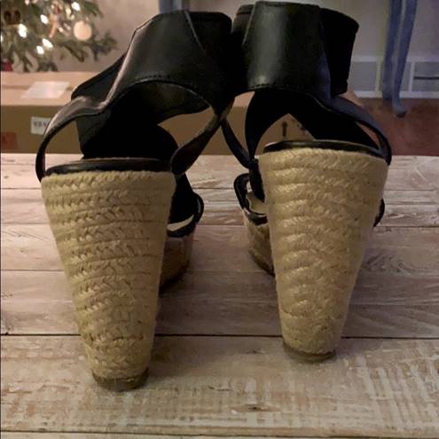 Kenneth Cole 🔥🖤  Espadrille Wedge Sandals 🖤🔥8.5