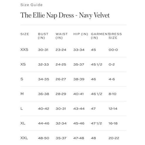 Hill House  The Ellie Nap Dress In Navy Velvet Size XS
