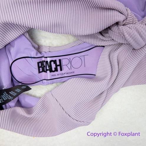 Beach Riot New! Set!  Free People Rib Dallas Emma bikini bottom lavender, size XS