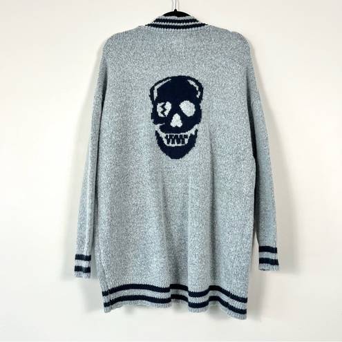 Vintage Havana Knit Skull Cardigan Sweater