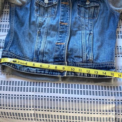 American Eagle EUC  Denim/Hoodie Jacket, Size Small