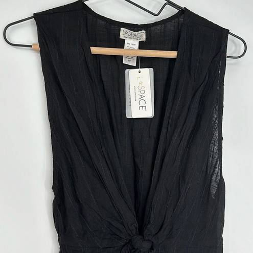 l*space NWT  Down the Line Cover-up Swimwear Black Small