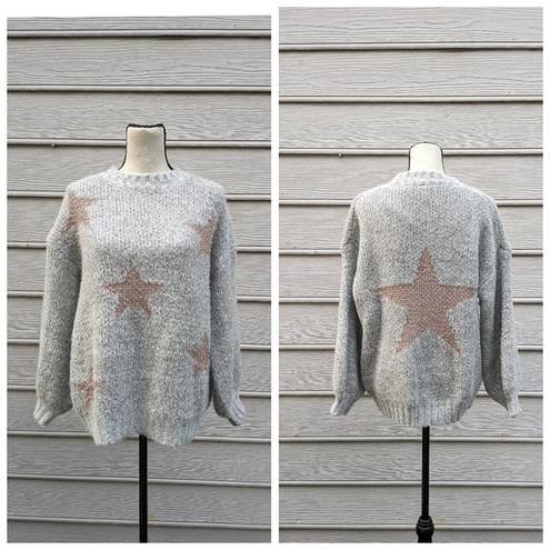 Wishlist  Oversize Gold Star Sweater Small/Medium