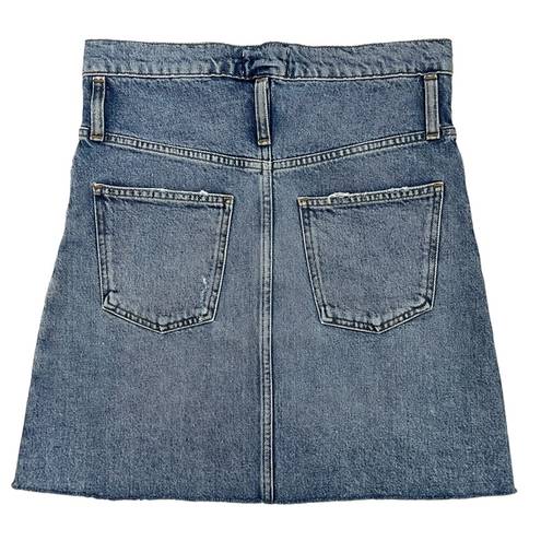 AGOLDE  90's Denim Mini Skirt High Waisted Blue Wash Women’s Size 24