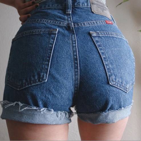 Wrangler [] ~  vintage 90s high rise denim shorts