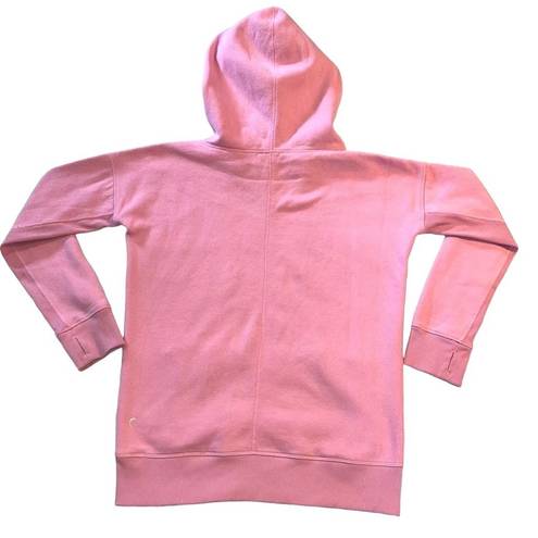 Zyia Oh So Soft Womens Hoodie Hooded Sweatshirt Pullover Long Sleeves Pink Large