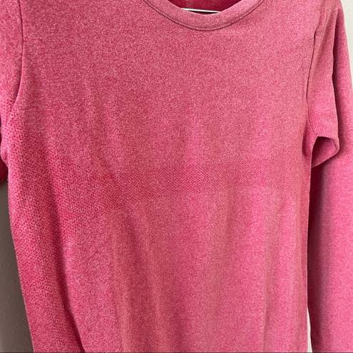 Zyia  Active Red Heather Performance Longsleeve Tee