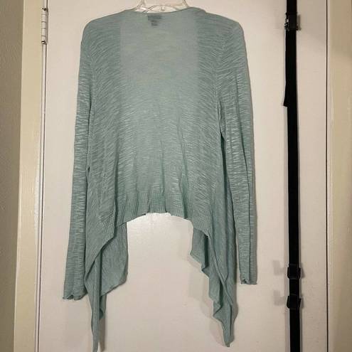 Torrid  Mint Green open front drape lightweight cardigan sweater Plus Size 0