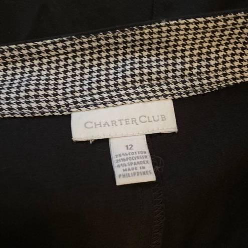 Charter Club  Women’s Black Pencil Skirt Size 12 NEW