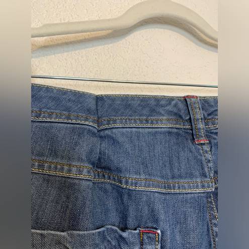 Bermuda SMITH'S Women's Blue Jeans Size 22W Jorts  Shorts Tapered Blokecore Y2K