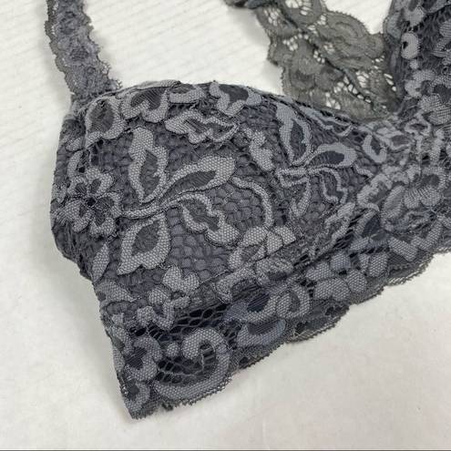 Xhilaration  Grey Lace Racerback Bralette