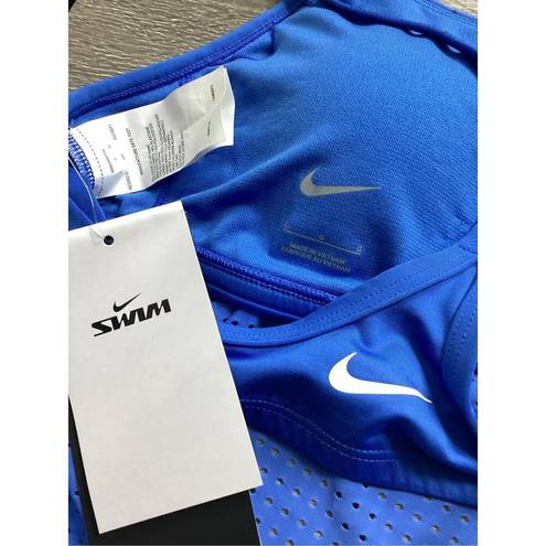 Nike New.  pacific blue swim/athletic top. Large.