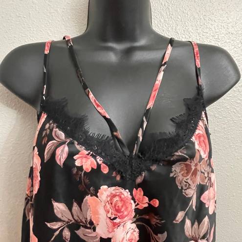 Secret Treasures  Black Pink Peach Gray Nightie Adjustable Straps