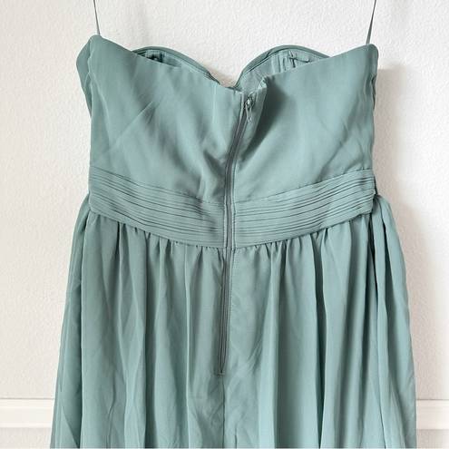 Birdy Grey NWT  Grace Convertible Chiffon Maxi Dress in Sea Glass sz S