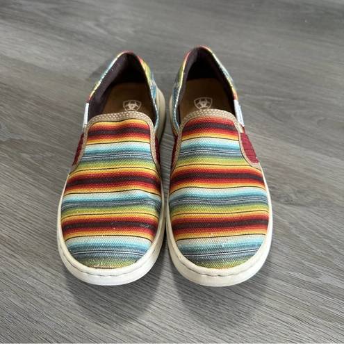 Ariat  Ryder Old Muted Serape Slip On Flat Shoes Size 6