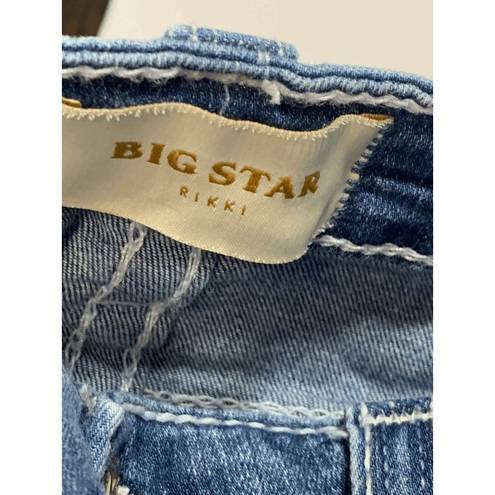 Big star  Rikki Vintage Collection Women Denim Jeans Straight Light Wash Size 28