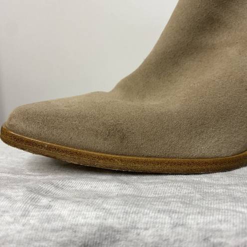 Krass&co Thursday Boot  Soho Heeled Chelsea Boots Women's 8 Sand Tan Suede Classic