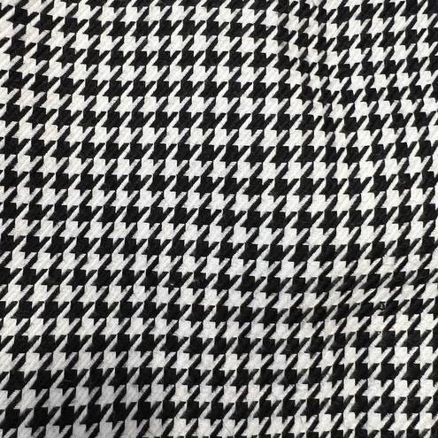 Dress Barn Vintage  Black White Gingham Plaid High Waisted Pencil Skirt Size 6