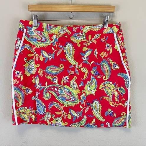 Polo  GOLF RALPH LAUREN Paisley Skort Multicolor Size 12