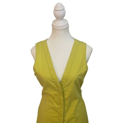 Natori josie  yellow a line sleeveless casual summer  dress size 14