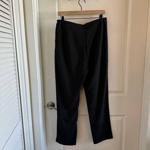 Lulus NWT Lulu’s Kick It High Waist Trouser Pants Black