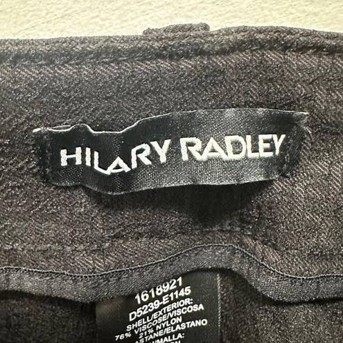 Hilary Radley  Women's XL Slim Leg Pants Black Tummy Control Mid Rise Stretch