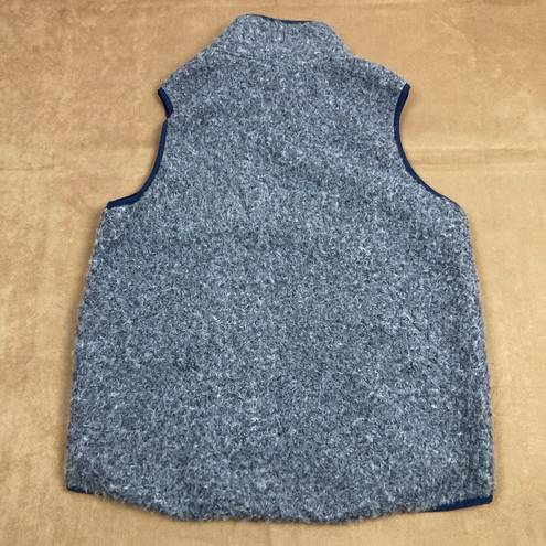 Woolrich  Curly Pile Fleece Vest Women’s L Gray