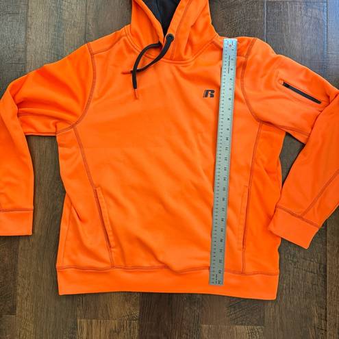 Russell Athletic RUSSEL ATHLETIC blaze orange hoodie, size M