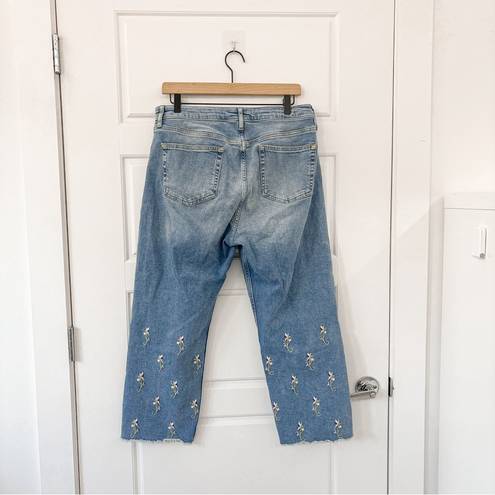 Pilcro and the Letterpress Anthropologie  Embroidered Flower Jean