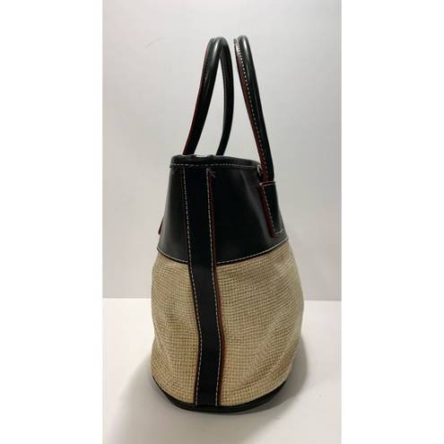 Tommy Hilfiger Vintage 90s Straw Small Hand Bag