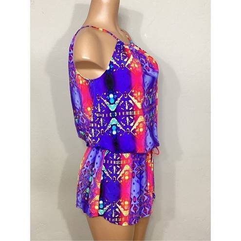 PilyQ New.  multicolored tie dye swimsuit coverup. Retails $125. M/L