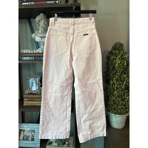 Rolla's  Sailor High Waist Wide Leg Jean 90s Pink Womens Size 27