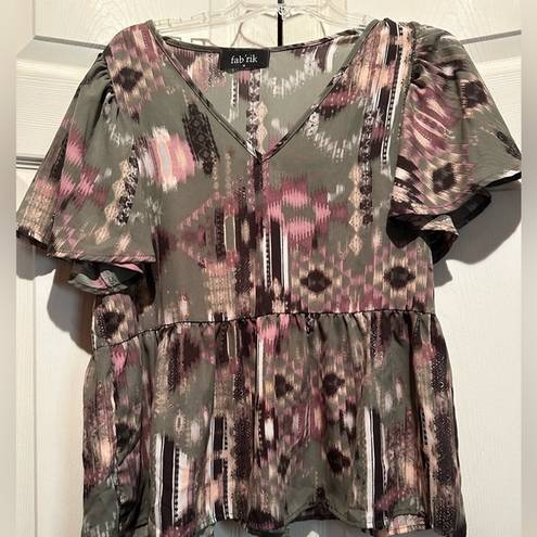 fab'rik  boutique medium blouse