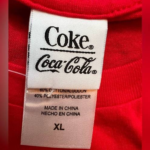 Coca-Cola  womens graphic tee. Coke brand by Freeze New York. Size: XL