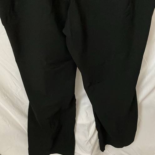 J.Jill : Black dress stretch pants with pockets- wide leg- Closet staple- size 18