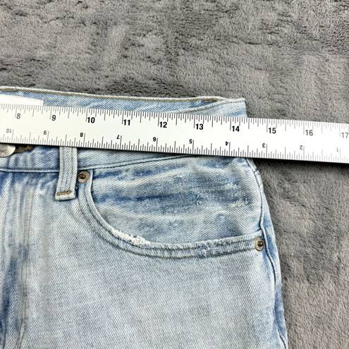 Pistola  Jeans Womens Size 27 Straight Distressed High Rise Light Wash Chic Mom