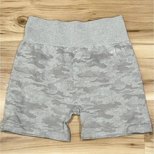 AYBL Grey Camo Seamless Shorts Women’s XL