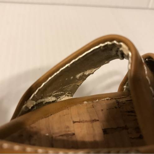 GUESS  platform wedge high sandal women size 9 M