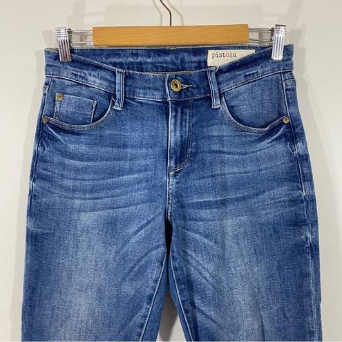 Pistola  Denim Hi Rise Cropped Med Wash Jeans Size 27