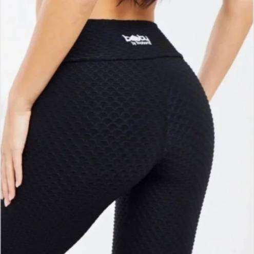 Booty By Brabants  Croco Full Length Black Leggings, OS