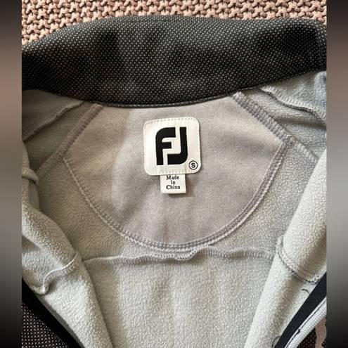 FootJoy  Golf Jacket Womens  Full Zip Mock Collar Thumbholes Hazeltine Logo Sz S