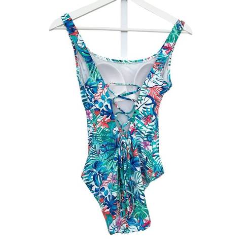 Tommy Bahama  Tropical Island Floral One Piece Swimsuit size 8