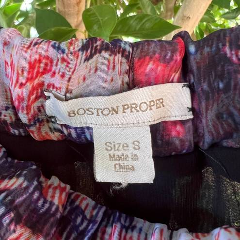 Boston Proper  Pants Womens Small Colorful Sheer Hippie Boho Travel