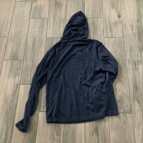 Polo  Ralph Lauren blue cashmere thin hoodie