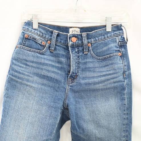 J.Crew  9" Toothpick Skinny Jean Size 25 T Mid Rise