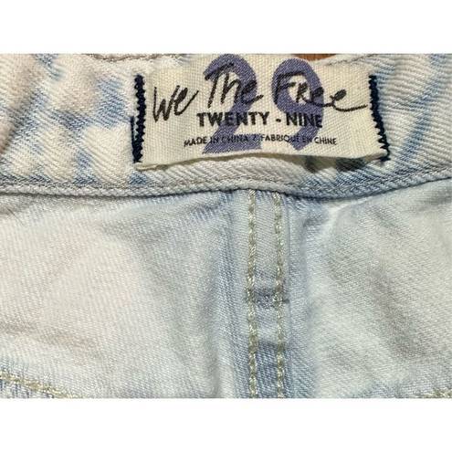 We The Free  Gold Coast Jeans Wide Leg Button Fly High Rise Stone Washed …