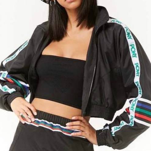 Forever 21 Pony Cropped Windbreaker